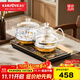 金灶（KAMJOVE）全自動(dòng)底部上水電熱水壺茶臺燒水壺燒水保溫一體自動(dòng)恒溫H9故宮版 故宮宮廷文化聯(lián)名款