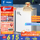 海爾（Haier）100升低霜小冰柜家用商用 冷藏柜冷凍柜兩用冰柜京東自營(yíng)小型冰箱小型冷柜BC/BD-100GHW9D國家補貼