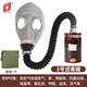 普達防毒面具4001生化自吸過(guò)濾式全面罩噴漆印刷農藥防有機氣體蒸汽/醛/苯/醚等有毒氣體工業(yè)化工用 4001面罩+3號中罐【防有機氣體】 均碼