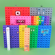 數(shù)字積木方塊numberblocks1-100數(shù)學(xué)教具兒童益智拼搭玩具新品 10-100整十?dāng)?shù)【550粒積木】/無(wú)盒