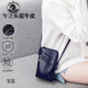ANDSEEYOU女士包包女包手機(jī)包女多層軟皮單肩包迷你放手機(jī)豎款小挎包時(shí)尚斜挎包 寶藍(lán)色