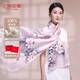 上海故事（STORY Of SHANGHAI）真絲女春夏桑蠶絲披肩真絲絲巾媽媽生日禮物母親節(jié)禮物 花醉滿堂
