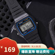 卡西歐（CASIO）男表小方塊電子表 運動手表學生手表 多功能防水男士手表 經(jīng)典小方塊藍圈F-91W-1