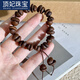 頂妃（DING FEI）手工炭燒不規(guī)則咖啡豆手鏈DIY簡(jiǎn)約個(gè)性時(shí)尚情侶手串男女串珠流蘇 不規(guī)則簡(jiǎn)約咖啡豆串珠手鏈 A15-304