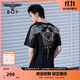 BOY LONDON【暗黑羅盤(pán)】夏情侶款短袖權杖印花炸街潮牌T恤N01906 N0103902 M