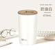 膳魔師（THERMOS）簡約便攜隨手杯情侶保溫杯TCDP-300/400學(xué)生高顏值隨手防燙咖啡杯 奶油白(WH) 415ml（不密封）