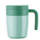小北家茶杯辦公室水杯子泡茶杯茶水分離過濾帶蓋大容量316不銹鋼保溫杯 綠色