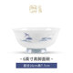 弘廊碗盤碟單個高檔景德鎮(zhèn)釉下彩骨瓷餐具新中式簡約吃飯碗面碗高端 6英寸面碗（煙雨江南無金邊）