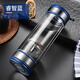百萊斯茶水分離茶杯男士泡茶專(zhuān)用高端水杯車(chē)載商務(wù)辦公室杯子教師節禮物 睿智藍【2025新款】380ml1只