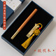 亦禮紫檀木質(zhì)簽字筆定制刻字如意U盤(pán)商務(wù)高檔禮盒學(xué)習用品金屬中性筆寶珠筆伴手禮送老師紀念品 酸枝木簽字筆+黃銅屋檐U盤(pán)32g（禮盒裝）