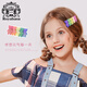 Royal sasa七夕情人節(jié)禮物韓國(guó)彩色小熊鴨嘴夾可愛(ài)甜美彩色夾子亮面bb夾套裝