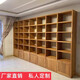 老榆木書(shū)架定制書(shū)柜滿(mǎn)墻書(shū)架實(shí)木格子架落地置物架客廳整墻全實(shí)木 老榆木板3cm厚度每平米定制