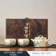 周鴻杰大師敦煌文創(chuàng  )鎏銀國風(fēng)功夫茶具泡茶壺茶杯套裝伴手禮物 周鴻杰龍鳳呈祥鎏銀180/100（順豐閃電發(fā)貨）