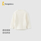童泰（TONGTAI）寶寶毛衣春秋季嬰兒衣服兒童休閑外出上衣男童女童立領(lǐng)打底衫 白色 80 cm