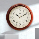 卡西欧（CASIO）挂钟客厅创意实木复古钟表现代简约石英钟时尚中式复古时钟挂表 IQ-121-5PF