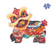 TOI拼圖玩具7-10歲國潮拼圖國風(fēng)藝術(shù)拼圖男孩女孩生日禮物送人 舞獅（233片/推薦5-8歲）