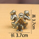 黃銅三不猴擺件銅猴子不看不說(shuō)不聽(tīng)茶寵家居飾品 三不猴擺件 重約96g