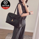 劉雯同款soft16托特包大容量通勤電腦包2025新款真皮單肩腋下包女 黑色大號 【專(zhuān)柜品質(zhì)】