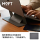 MOFT筆記本電腦支架桌面增高通風(fēng)散熱架MacBookPro便攜式支架粘貼式可折疊雙角度切換桌面架 海島藍-粘貼款