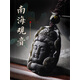 宮妃 天然黑曜石南海觀音吊墜男士項(xiàng)鏈隨身掛件觀音菩薩保平安