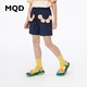 MQD童裝女童休閑短褲夏季洋氣運動(dòng)短褲外穿女孩休閑熱褲 淺藏青 150