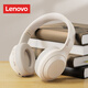 聯(lián)想LENOVO聯(lián)想藍(lán)牙耳機(jī)頭戴式耳罩無線筆記本電腦運(yùn)動(dòng)降噪耳麥有線新款2023 米色 官方標(biāo)配