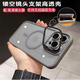 秒揚(yáng) ins極簡(jiǎn)鈦灰色翻蓋支架適用蘋果15Pro手機(jī)殼iPhone14promax新款13高級(jí)12磁吸透明15保護(hù)套 磁吸支架款【泰坦灰】帶同色鏡頭膜 iPhone 15promax