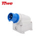 TOWEIP44防水工業(yè)連接器16A工業(yè)插頭插座多芯公母對(duì)接航空插頭插座 16A 3芯 明裝插頭 IPS-P316S