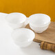 諦斯維爾（DISHWEER）米飯碗陶瓷小湯碗骨瓷純白高腳碗家用北歐風(fēng)喬遷禮物酒店餐具套裝4.5英寸高腳碗*4只