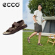 愛步（ECCO）涼鞋男 復(fù)古男士運(yùn)動(dòng)涼鞋夏天勃肯沙灘休閑鞋男皮涼鞋 科摩500944 可可棕50094402482 41