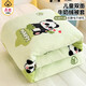 南極人A類(lèi)兒童牛奶絨被套120x150冬季珊瑚絨幼兒園加厚雙面加絨單人被罩 熊貓仔仔【A類(lèi)加厚牛奶絨】 120x150cm單被套