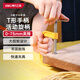 得力（deli）G字夾C型木工夾子 木工夾緊器快速夾具固定器磨具夾 3寸