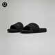 lululemon丨restfeel slide 女士拖鞋 *徽標款 LW9FO8S 黑/黑/黑 38