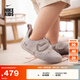 耐克嬰童易穿脫運(yùn)動(dòng)鞋魔術(shù)貼冬季男女童飛織NIKE SWOOSH 1 FB3244 004大學(xué)灰/貂棕/淺土褐 23.5