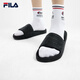 斐樂（FILA）官方男鞋DRIFTER運動拖鞋夏季時尚休閑漂流船涼拖 黑-BK 42