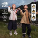 THE NORTH FACE北面童裝男女兒童抓絨三合一沖鋒衣兩件套防水外套戶外秋冬|8AKB LK5/石褐棕 140 (M) （140/68）