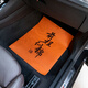 汽車(chē)一次性無(wú)紡布環(huán)保腳墊紙替代牛皮腳踏紙洗車(chē)行4S店墊腳紙50張 42*53加大橙色前程似錦50張