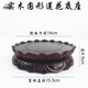 游復吟佛臺供桌菩薩供桌臺家用實(shí)木質(zhì)蓮花底座觀(guān)音菩薩佛像加高擺件奇石 雙蓮內徑14高4.5厘米