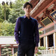 雅戈?duì)枺╕OUNGOR）毛衫男士 冬季青年男士商務(wù)休閑毛衫背心 藏青 110cm