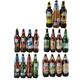三只熊 18款*1350ml 俄羅斯原裝進(jìn)口啤酒烈性爽口純麥芽9號(hào)大白啤酒熊啤 隨機(jī)進(jìn)口啤酒 1300mL 18桶