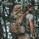 MARDINGTOP 75L戰(zhàn)術(shù)戶外登山徒步軍迷裝備露營野營雙肩背包大容量重裝大開口 【豹子頭】卡其色-3.0版 75L