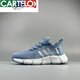 卡帝樂(lè )鱷魚(yú)（CARTELO）品牌斷碼踩屎感男鞋秋季網(wǎng)面軟底跑步鞋透氣防滑男士學(xué)生運動(dòng)鞋 冰藍【爆米花軟底】 42