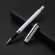 愛(ài)好簽字筆金屬重手感碳素中性筆黑色高檔禮品中性筆水筆男士簽單簽約商務(wù)辦公紀念刻字送禮禮物私人定制l 8721-白色筆殼