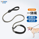 多尼斯（DOGNESS）狗狗牽引繩項圈P鏈拴遛狗繩中大型犬柯基拉布拉多柴犬薩摩耶 灰L