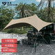 清系（SERIES CLEAR）戶(hù)外房車(chē)用品5.3米車(chē)邊帳黑膠防曬棚側(cè)帳車(chē)載自駕裝備車(chē)頂帳篷