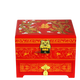 九彩（jiucai）平遙推光漆器首飾盒高檔工藝品山西特產(chǎn)七夕情人節(jié)禮物送女友 高檔款 紅底龍鳳