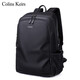 Colins Keirs雙肩包男背包商務(wù)包旅行背包大容量出差電腦包大學(xué)生書包 黑色