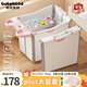 世紀寶貝（babyhood）左右折疊兒童浴桶 嬰兒洗澡盆 寶寶泡澡桶0-10歲游泳桶 317粉