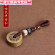 農(nóng)村真品黃銅清朝五帝錢五個黃銅銅錢25MM鎮(zhèn)宅 咖色五帝鑰匙扣