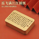 維班岳飛滿江紅長方形黃銅鎮(zhèn)紙文房四寶用品定制禮品把件書法鎮(zhèn)尺 滿江紅長方形鎮(zhèn)紙15X40X60mm
